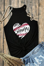 Load image into Gallery viewer, Heart Graphic Round Neck Tank