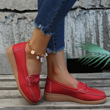 Load image into Gallery viewer, Weave Wedge Heeled Loafers
