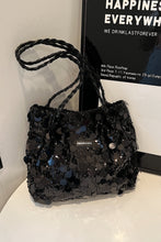 Load image into Gallery viewer, Sequin Braided Strap Shoulder Bag