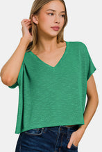 Load image into Gallery viewer, Zenana V-Neck Short Sleeve T-Shirt
