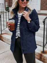 Load image into Gallery viewer, Pocketed Long Sleeve Zip Up Jacket