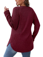 Load image into Gallery viewer, Round Neck Raglan Sleeve T-Shirt