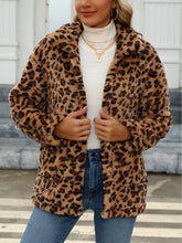 Load image into Gallery viewer, Button Up Drop Shoulder Fuzzy Jacket