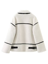Load image into Gallery viewer, Zip Up Long Sleeve Sherpa Jacket