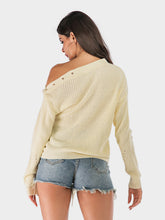 Load image into Gallery viewer, Perfee One Shoulder Long Sleeve Sweater