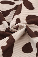 Load image into Gallery viewer, Cow Print Button Up Corduroy Shacket