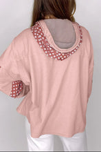 Load image into Gallery viewer, Drawstring Star Long Sleeve Hoodie