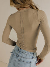 Load image into Gallery viewer, V-Neck Long Sleeve T-Shirt