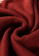 Load image into Gallery viewer, Striped Detail Round Neck Dropped Shoulder Sweater