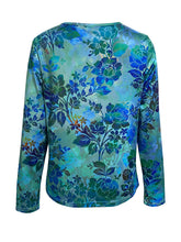 Load image into Gallery viewer, Printed V-Neck Long Sleeve Blouse