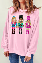 Load image into Gallery viewer, Nutcracker Round Neck Long Sleeve Sweatshirt