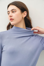 Load image into Gallery viewer, Be Cool Mock Neck Long Sleeve T-Shirt