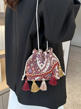 Load image into Gallery viewer, Tassel Spaghetti Strap Shoulder Bag