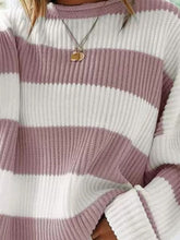 Load image into Gallery viewer, Round Neck Long Sleeve Sweater