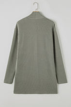 Load image into Gallery viewer, Textured Open Front Long Sleeve Cover Up