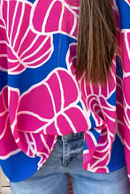 Load image into Gallery viewer, Printed V-Neck Blouse