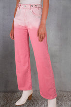 Load image into Gallery viewer, Rhinestone Gradient Straight Jeans