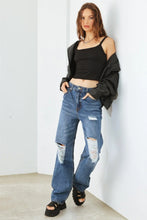 Load image into Gallery viewer, HAMMER COLLECTION Distressed High Waist Jeans