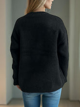 Load image into Gallery viewer, Cherry Round Neck Long Sleeve Sweater