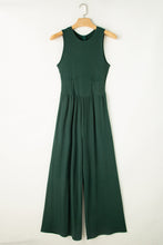 Load image into Gallery viewer, Round Neck Sleeveless Jumpsuit
