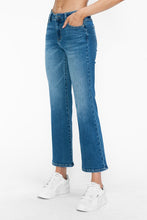 Load image into Gallery viewer, bytos Full Size Cat's Whiskers Mid Rise Ankle Jeans