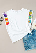 Load image into Gallery viewer, Round Neck Cap Sleeve Top