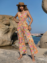 Load image into Gallery viewer, V-Neck Wide Leg Jumpsuit