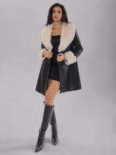 Load image into Gallery viewer, Fuzzy Long Sleeve Longline Coat
