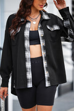 Load image into Gallery viewer, Plaid Button Down Collared Jacket