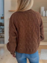 Load image into Gallery viewer, Cable-Knit Turtleneck Long Sleeve Sweater