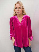 Load image into Gallery viewer, V-Neck Three-Quarter Sleeve Blouse