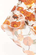 Load image into Gallery viewer, Printed Mock Neck Flare Sleeve Top
