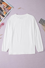 Load image into Gallery viewer, Leopard Round Neck Long Sleeve T-Shirt