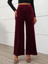 Load image into Gallery viewer, Elastic Waist Wide Leg Pants