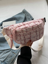 Load image into Gallery viewer, Contrast Plaid Polyester Crossbody Bag