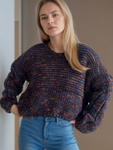 Load image into Gallery viewer, Dropped Shoulder Long Sleeve Sweater
