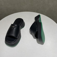 Load image into Gallery viewer, PU Leather Platform Sandals