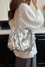 Load image into Gallery viewer, Sequin Braided Strap Shoulder Bag