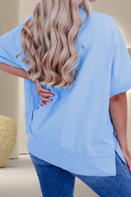 Load image into Gallery viewer, AMERICA Sequin Round Neck Half Sleeve T-Shirt
