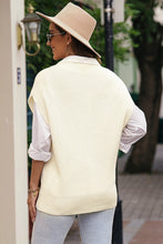 Load image into Gallery viewer, Cable-Knit V-Neck Sweater Vest