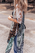 Load image into Gallery viewer, Open Front Printed Half Sleeve Cover Up