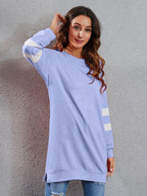 Load image into Gallery viewer, Full Size Striped Round Neck Long Sleeve T-Shirt