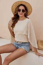 Load image into Gallery viewer, Swiss Dot Round Neck Blouse