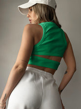 Load image into Gallery viewer, Cutout Round Neck Tank