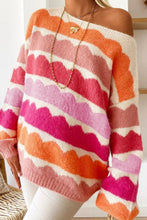 Load image into Gallery viewer, Boat Neck Long Sleeve Sweater