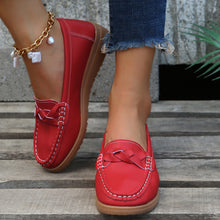 Load image into Gallery viewer, Weave Wedge Heeled Loafers