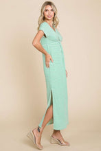 Load image into Gallery viewer, Culture Code Full Size Striped Twisted Detail Dress