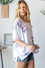 Load image into Gallery viewer, HOPELY Letter Graphic Round Neck T-Shirt