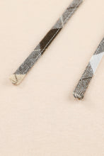 Load image into Gallery viewer, Drawstring Plaid Long Sleeve Hoodie