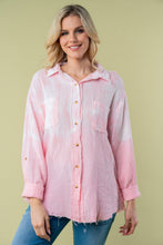 Load image into Gallery viewer, White Birch Full Size Long Sleeve Tie Dye Shirt